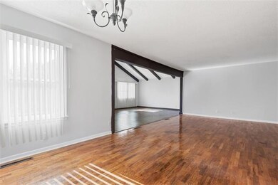 Open floor plan. From dining room you can see the 