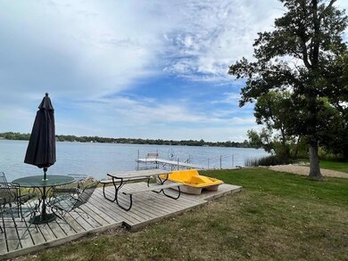 Deck for dining and hanging at the water