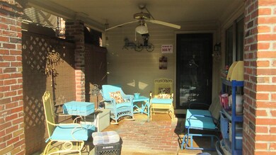 Covered Patio inside gated area.