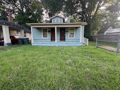 View of front of house featuring covered porch