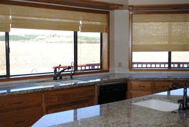 Kitchen with fabulous views