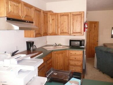 upstairs kitchen area