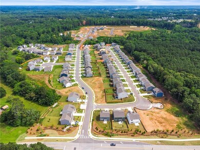 Bird's eye view with a view of trees and a residential view