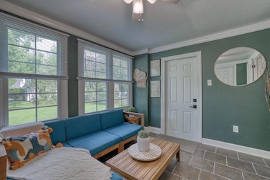Sunroom off of Garage