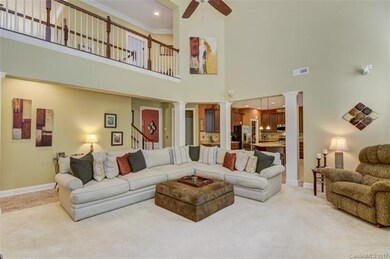 2 story great room with lots of natural light, ope