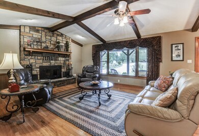 Living Room w/ Fireplace