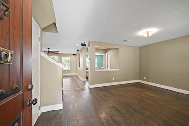 The flex space can be a formal living room or game