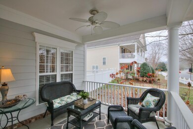 Enjoy your morning coffee on your covered porch overlooking the tree lined streets of Willowsprings. 