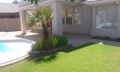 Large covered patio