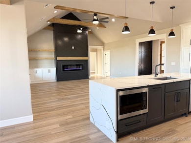 Open concept floor plan
