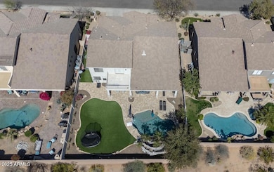 aerial backyard