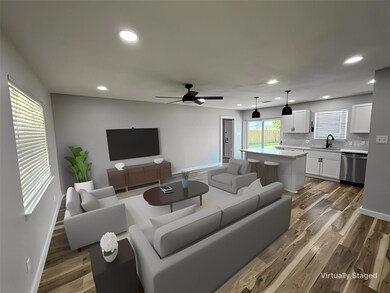 virtually staged living