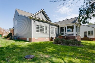 Screen porch and backyard