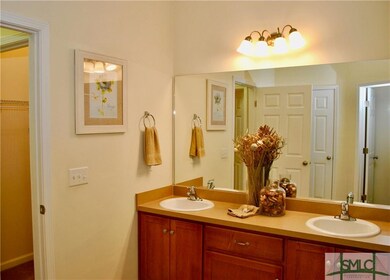 The master bathroom is spacious and very light.