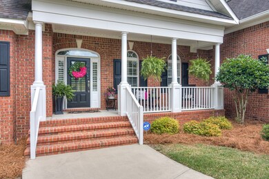 Welcoming front porch