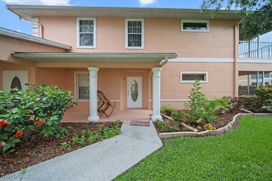 View of front of property featuring stucco siding