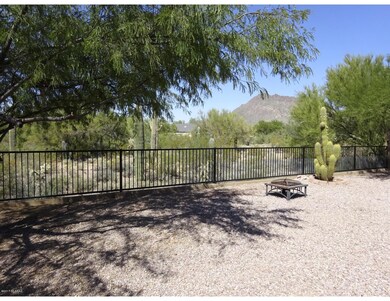 Twilight Backyard Fence: Wooded Buffer