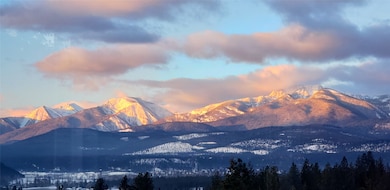 View of mountain background