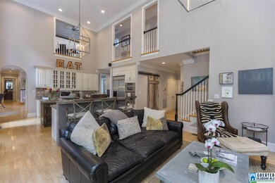 Notice the Custom Designed Barn Door for the pantr