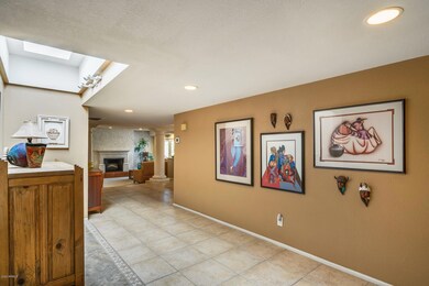 front entry to living room
