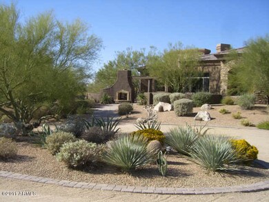 Outside of the gorgeous private home