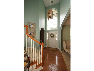 Two story foyer.