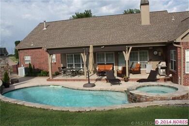 Entertainers backyard with hot tub, gunite pool an