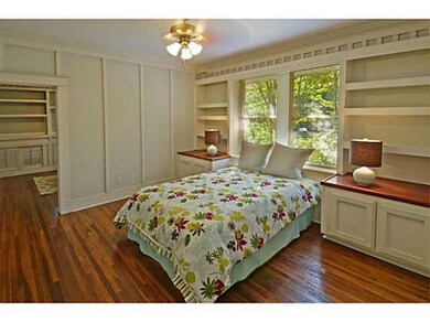 More great built-ins, in the light and airy bedroo