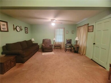 Living room as you walk in front door