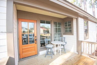 front porch with space for sitting