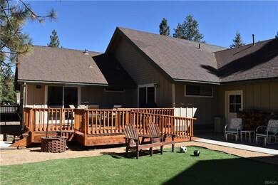 Entrance to the rear deck and master bedrooms are 
