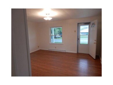 Living Room. View of living room with new oak lami