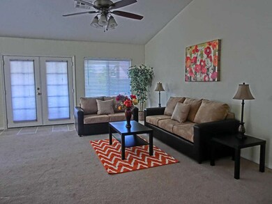 Living Room w/Vaulted Ceiling
