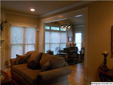Great room opens to kitchen area with an extra wid