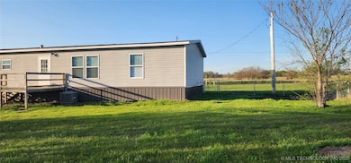 Fenced back yard