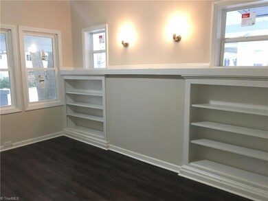 Lovely built-ins in the living room