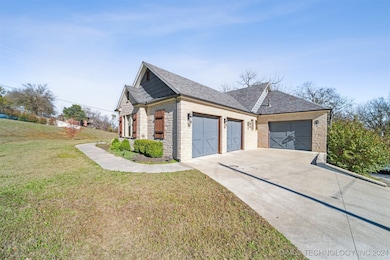 3-car garage and driveway