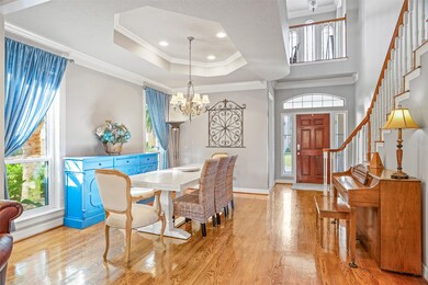 Step into elegance with this bespoke home featurin
