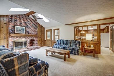 You will love cozying up in front of this brick fi