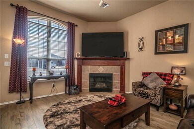 Gas Log fireplace with switch starter