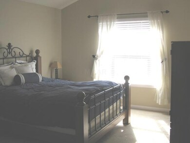 Large spacious master with vaulted ceiling has jus
