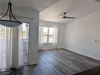 Living room with Vinyl Plank floors, new paint, a