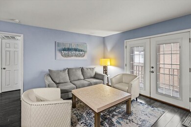 Living room and balcony access