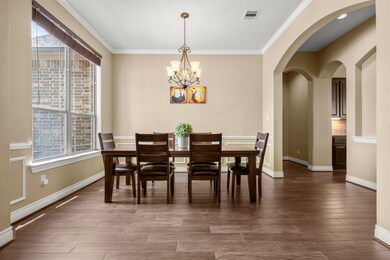 Gorgeous natural lighting for the open formal dining.