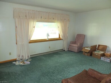 Living room with large picture window.