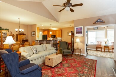 Fantastic open plan looking from family room into