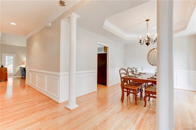 View from Foyer Towards Dining Room w/Beautiful Ha