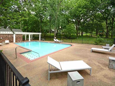 Steps away from this beautiful setting, the pool o