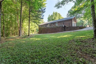 Back yard view with large deck.