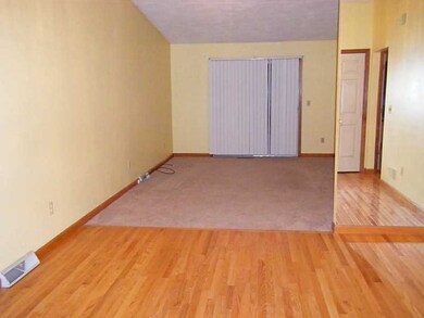 Living Room. dining area with hardwoods open to li